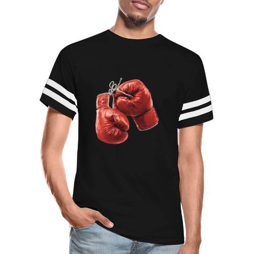 Boxing: Hanging Gloves Icon - Men's Football Tee