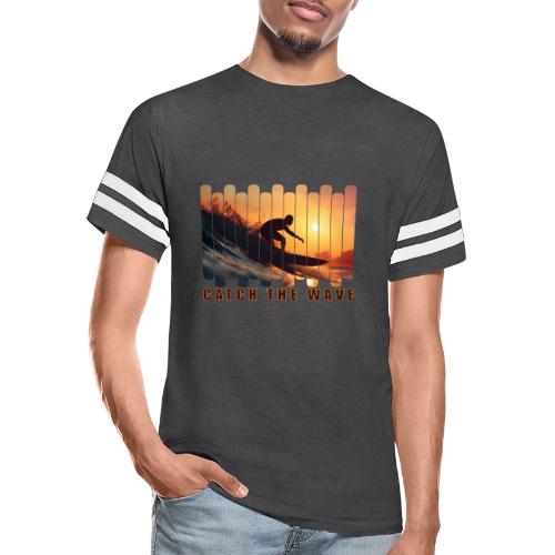 Surfing: Catch the Wave - Men's Football Tee