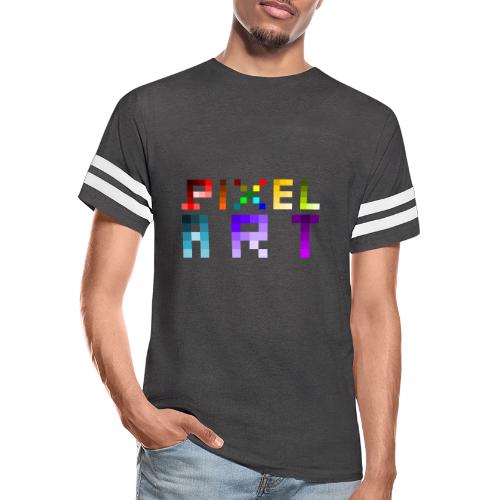 Pixel Art Spectrum - Men's Football Tee