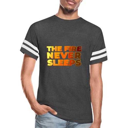The fire never sleeps - Men's Football Tee