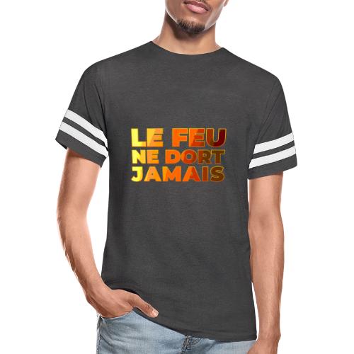 Fire never sleeps - Men's Football Tee