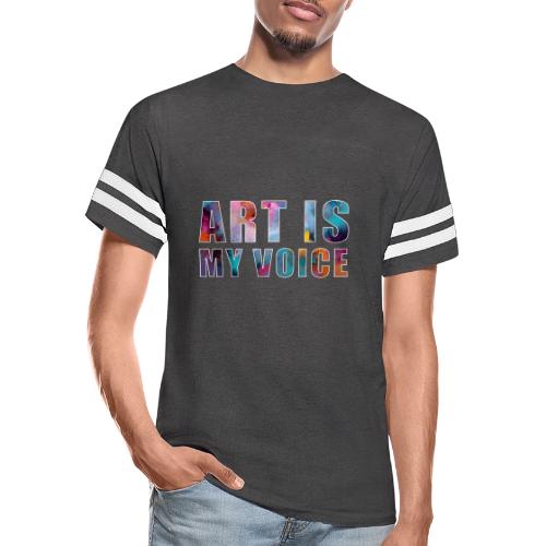 Art Is My Voice - Men's Football Tee