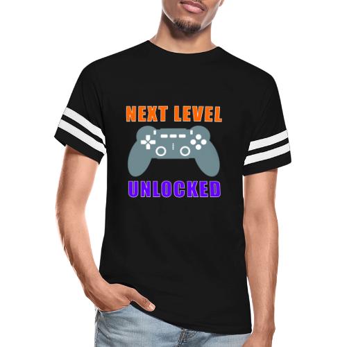 Next Level Unlocked Gamer Design - Men's Football Tee