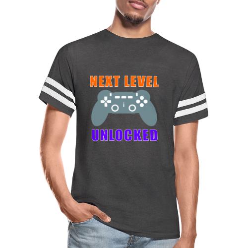 Next Level Unlocked Gamer Design - Men's Football Tee