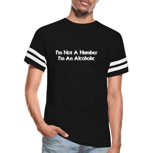 I'm Not A Number I'm An Alcoholic - Men's Football Tee