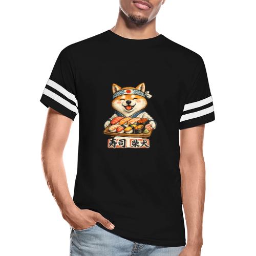 Funny Shiba Inu Sushi Kawaii Dog Tee - Men's Football Tee