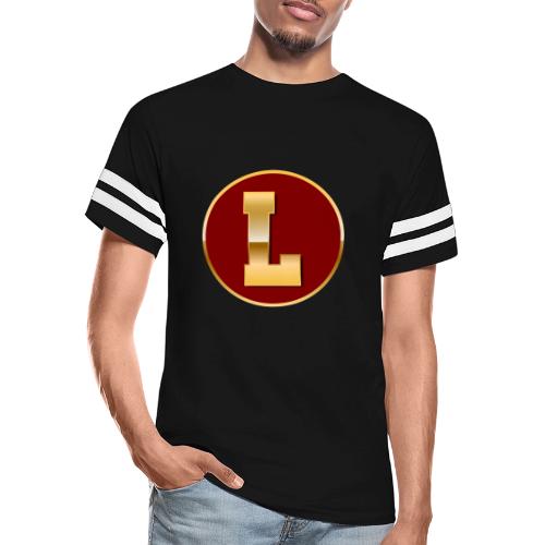 Letter L – Capital Varsity Alphabet Monogram - Men's Football Tee