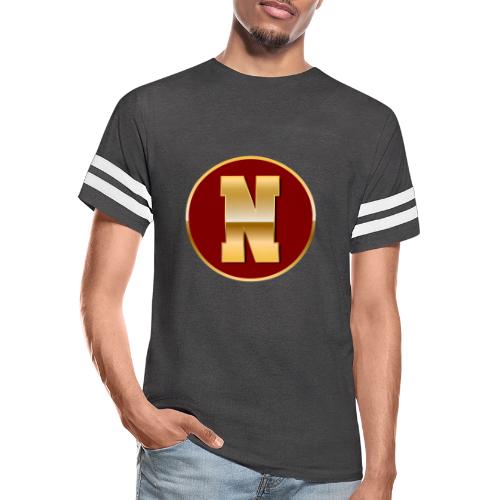 Letter N – Capital Varsity Alphabet Monogram - Men's Football Tee