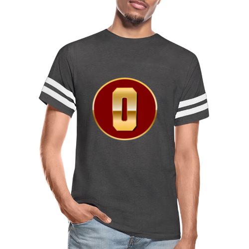 Letter O – Capital Varsity Alphabet Monogram - Men's Football Tee