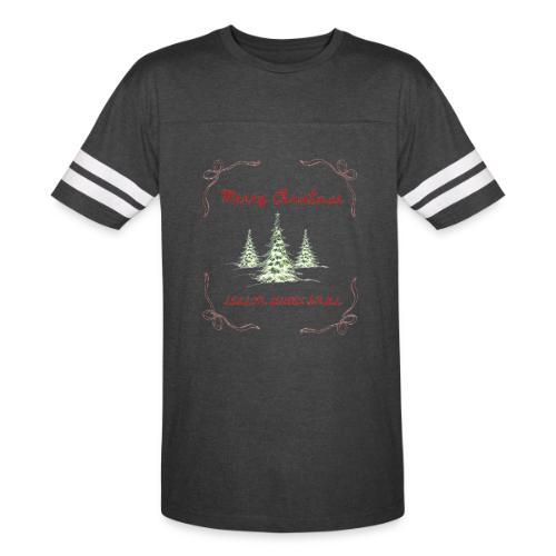 Beautiful Green Christmas Tree Graphic - Men's Football Tee
