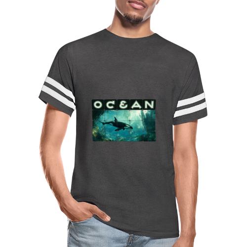 Ocean: Silent Hunter - Men's Football Tee