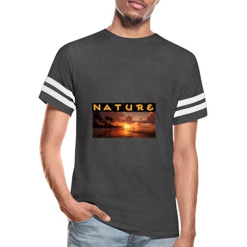 Nature: Sunset Serenity - Men's Football Tee