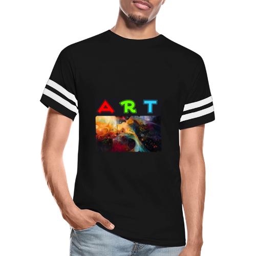 Waves of Art - Men's Football Tee