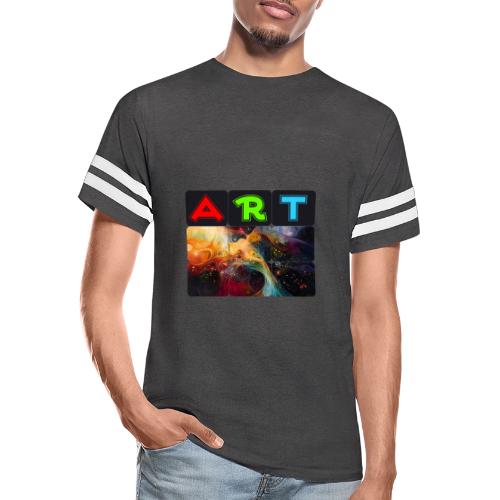 Waves of Art - Men's Football Tee