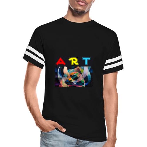 Art of Stripes and Shades - Men's Football Tee
