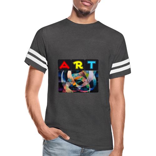 Art of Stripes and Shades - Men's Football Tee