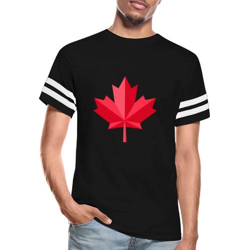 Canadian red maple leaf - Men's Football Tee