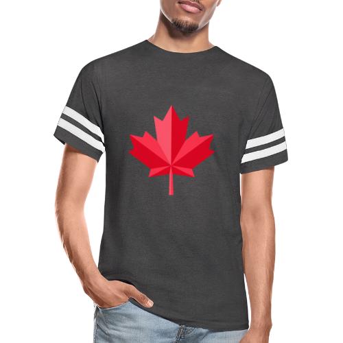 Canadian red maple leaf - Men's Football Tee