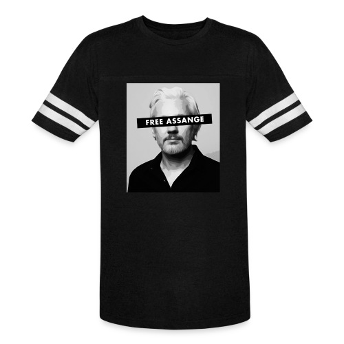 Free Julian Assange - Vintage Sports T-Shirt