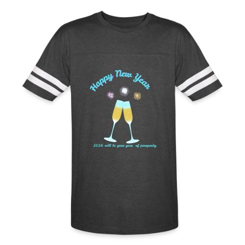 Happy New Year 2026 Prosperity Design - Men's Football Tee
