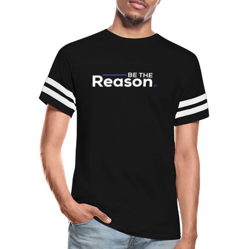 Be the Reason Logo (White) - Vintage Sports T-Shirt