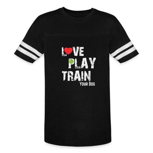 Love.Play.Train Your dog - Vintage Sports T-Shirt