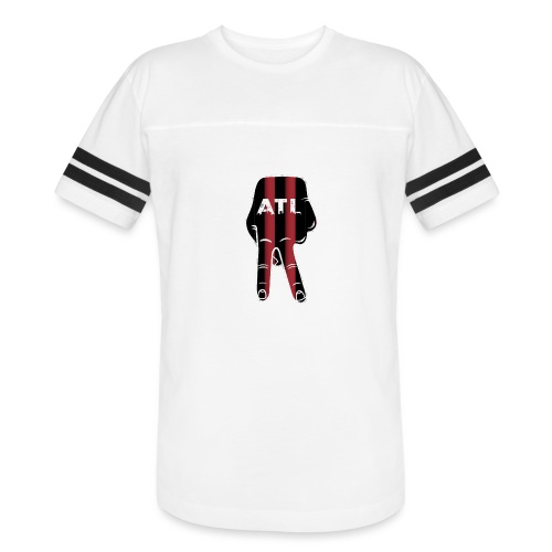 Peace Up, A-Town Down, Five Stripes! - Men's Football Tee