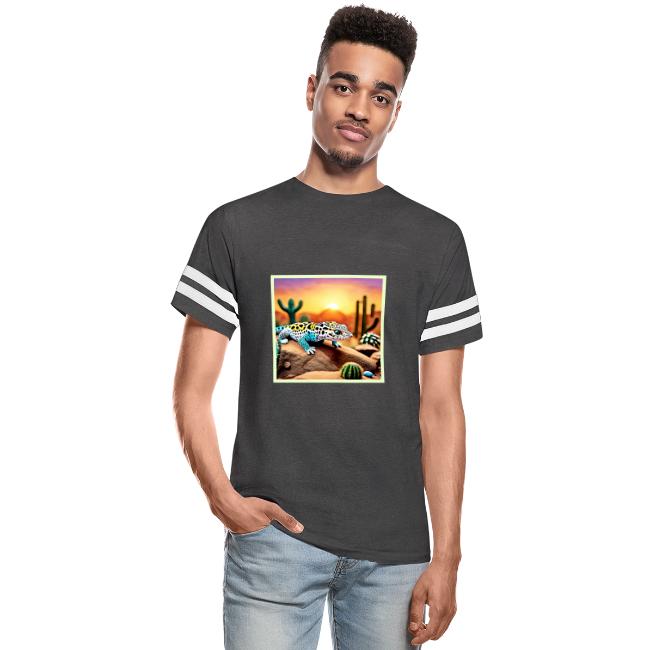 Colorful Gecko Rocks Design