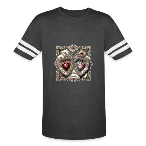 Keeper of My Deepest Love Victorian Locket T-Shirt - Men's Football Tee