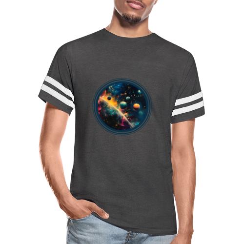 Painted Planetscape - Men's Football Tee