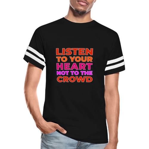 Heart Over Hype - Men's Football Tee