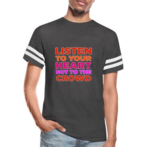Heart Over Hype - Men's Football Tee