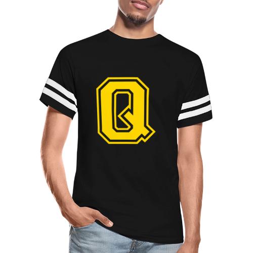 Letter Q – Capital Athletic Alphabet Monogram - Men's Football Tee