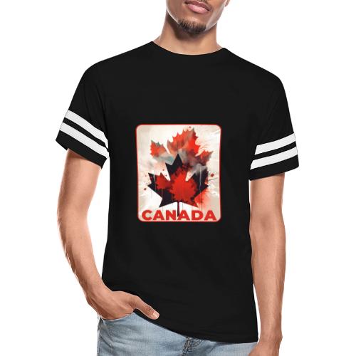 Canada Inked Leaf - Men's Football Tee