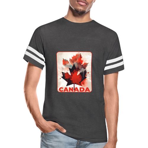 Canada Inked Leaf - Men's Football Tee