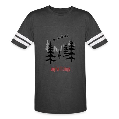 Joyful Tidings Christmas T-Shirt - Men's Football Tee