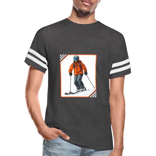 Skiing Thrill Ride - Men's Football Tee