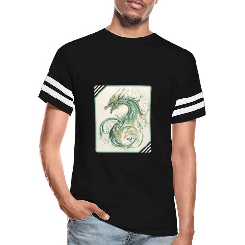 Brush of the Dragon - Men's Football Tee