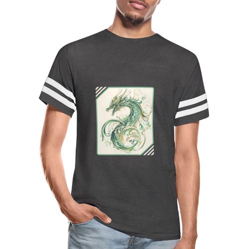 Brush of the Dragon - Men's Football Tee