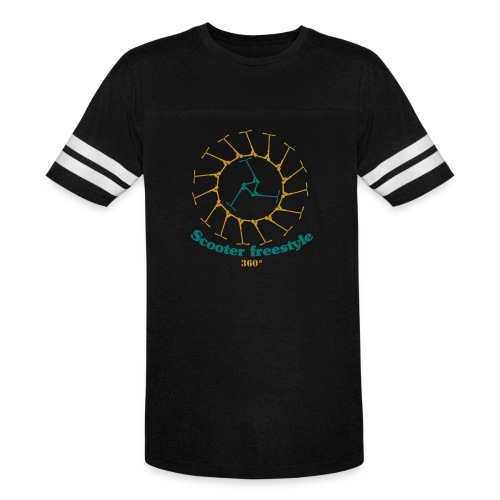 Circle of freestyle scooter - Men's Football Tee