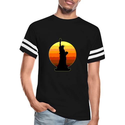 USA: Golden Horizon Liberty - Men's Football Tee