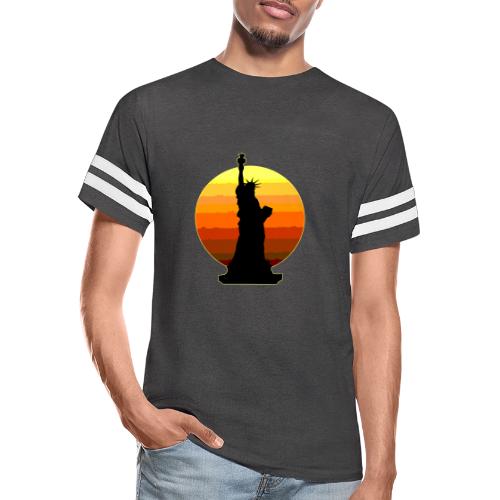 USA: Golden Horizon Liberty - Men's Football Tee