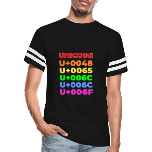 Hello, in unicode - Men's Football Tee