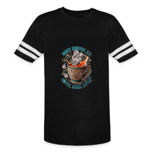 Mom's Survival Kit Tee | Coffee Chaos - Men's Football Tee