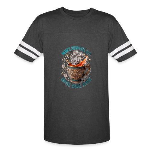 Mom's Survival Kit Tee | Coffee Chaos - Men's Football Tee