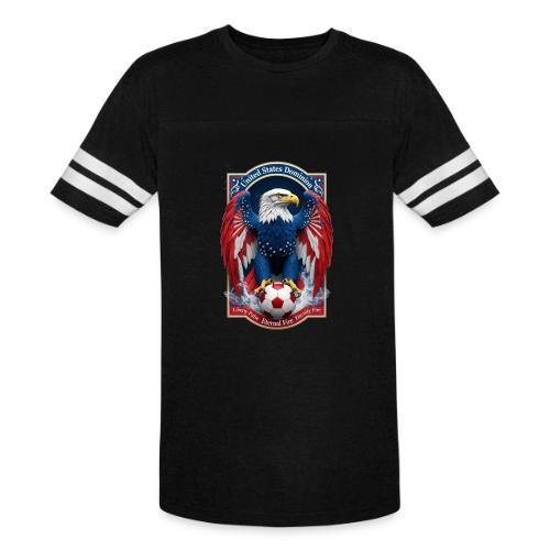 USA Eagle Emblem T Shirt, USA Soccer Pride Gift - Men's Football Tee
