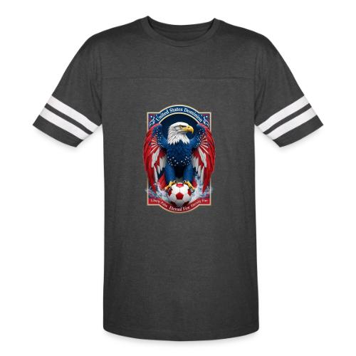 USA Eagle Emblem T Shirt, USA Soccer Pride Gift - Men's Football Tee