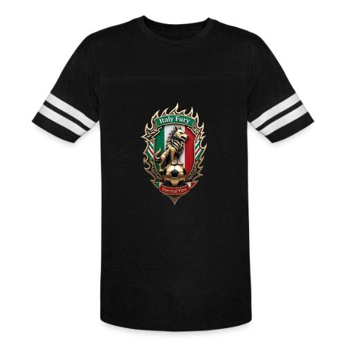 Italy Wolf Fury T-Shirt, Italian Flag Pride Gift - Men's Football Tee