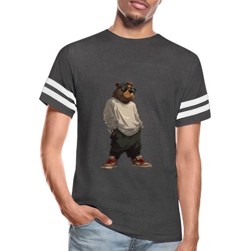 Urban Streetwear Bear Cool Apparel Design - Men's Football Tee