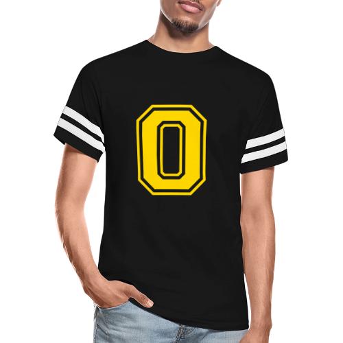 Letter O – Capital Athletic Alphabet Monogram - Men's Football Tee